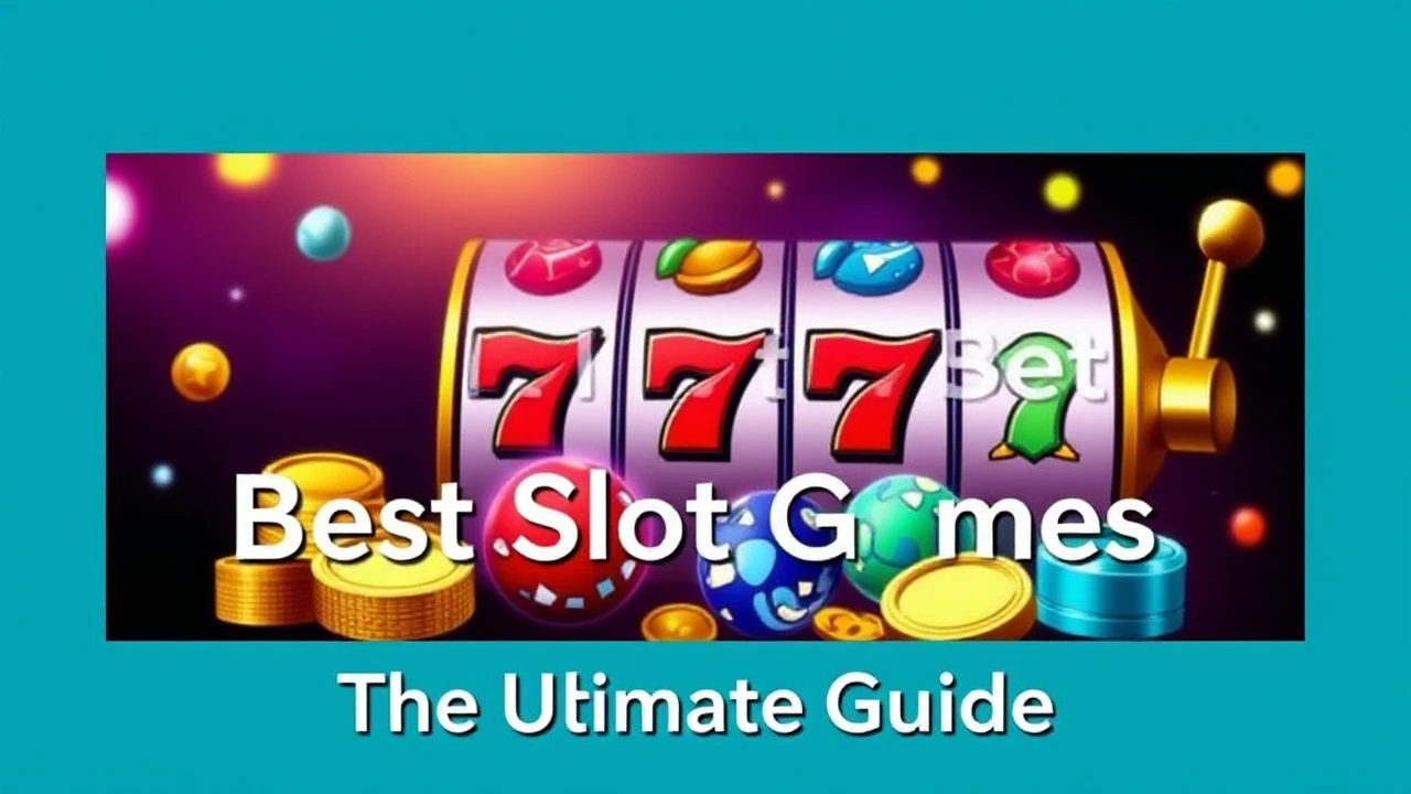 The Ultimate Guide to Choosing the Best Slot Games: Guidance and Strategies